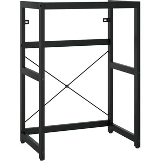 vidaXL Badezimmer Waschtischgestell Schwarz 59x38x83 cm Eisen