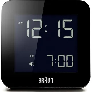 Braun BC09B Klassik digitaler Wecker - Schwarz