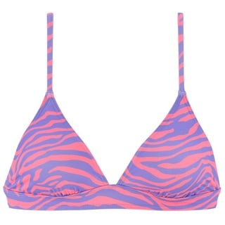 VENICE BEACH Triangel-Bikini-Top Damen violett-koralle Gr.32 Cup A/B