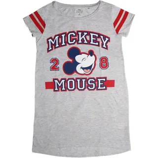 Disney Mickey Maus Damen kurzarm Schlafshirt Nachthemd – Grau / M