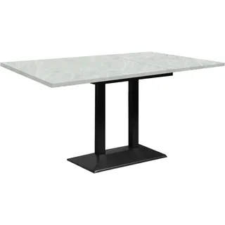 Mäusbacher Big Bistro Metall 120-160 x 75 x 70 cm weiß/schwarz