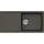 Formhaus D-100L U links Unterbauspüle asphalt/Material 1000 x 500 mm Handbetätigung