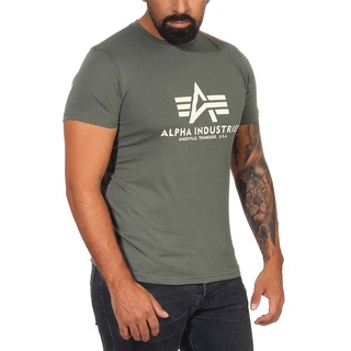 Alpha Industries Basic T-Shirt Vintage Green, M