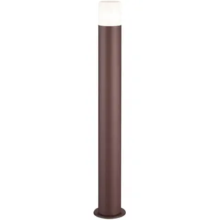 Trio Sockelleuchte Aluminium H:80,0cm Ø:8,5cm E27 1 Stk. braun