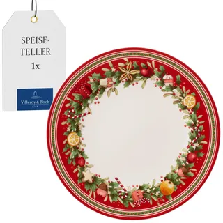 Villeroy & Boch Winter Bakery Delight Speiseteller 27 cm rot
