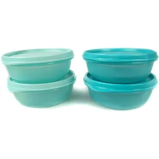 TUPPERWARE Schüssel Dose 300 ml glänzend türkis (2) + 300 ml (2) 6621