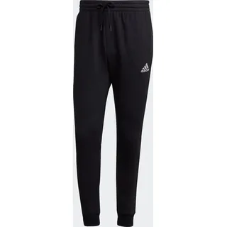 Adidas Essentials Fleece Regular Tapered Hose Black / White LT3