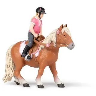 Papo Shetland Pony mit Sattel