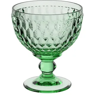 Villeroy und Boch - Boston col. Sektschale green, extravagantes, formschönes Glas für Sekt und Champagner, Kristallglas, grün, 400 ml