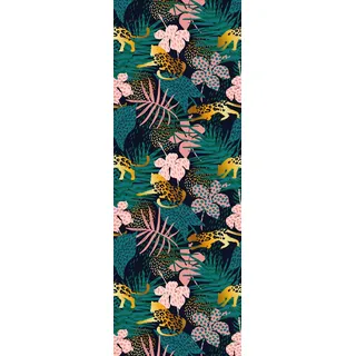 Queence Vinyltapete Gillian 90x300 cm 0,9 m2 bunt