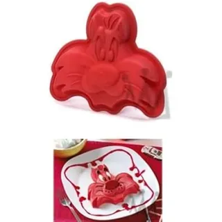Silikomart: Kuchenform Mono Katze Silvester Silikon Ernährungs- (Made Taly )
