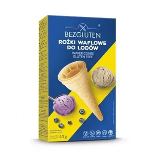 Bezgluten Eistüten Tulips glutenfrei 40 g