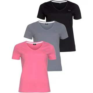 H.I.S. H.I.S T-Shirt in schwarz, pink, rauchblau), | Gr.: 48/50