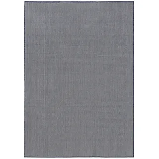 benuta Outdoorteppich Lou Blau 80x150 cm , Kunststoff , Grafikmuster , Rechteckig , 80x150 cm , Oeko-Tex® Standard 100, Made in Turkey , wasserabweisend , Teppiche und Böden, Teppiche, Outdoorteppiche