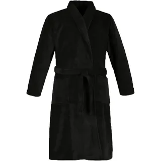 JP 1880 Herren große Größen L-8XL bis 7XL, Bademantel, Morgenmantel, extra weich, Gürtel & großen Taschen, Schalkragen, schwarz 3XL 701445130-3XL