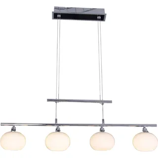 Näve LED-Pendelleuchte Kemi Chrome Ø 150 cm x 82 cm 4er-Set