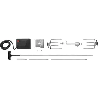 Napoleon Drehspieß 118 cm Edelstahl silber