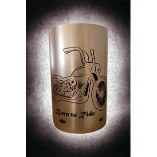 Feuertonne / Feuerkorb mit Motiv Born to ride