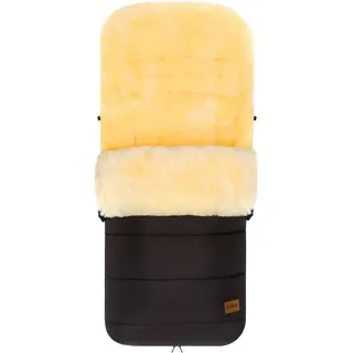 fillikid Fußsack »Engadin, Winterfußsack Lammfell, schwarz«, schwarz