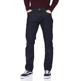 Mavi Herren Straight Leg Straight Jeans Marcus 00351, Gr. W33/L30, Blau (Rinse Comfort 23744)