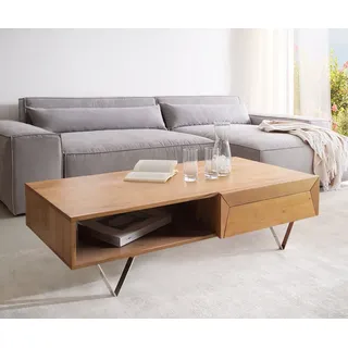 DeLife Couchtisch Kayu Natur Akazie 115 x 60 cm