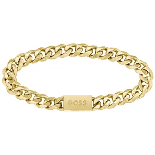 Boss CHAIN FOR HIM Gliederarmband Gelbgold 1580403M Größe 18