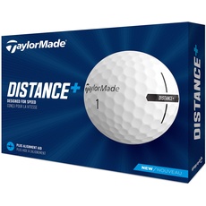 Bild Distance+ Golfbälle, 12 Bälle,(4 x 3-er Set), Weiß, Einheitsgröße