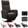 Relaxsessel Leder x 110 x Mokka mit Liegefunktion