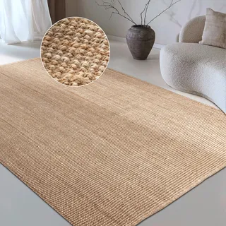 OTTO home Teppich »Avot Juteteppich« rechteckig 10 mm Höhe 100% Jutefaser, Läufer, Esszimmer, Wohnzimmer, Skandi,
