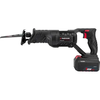 PARKSIDE PERFORMANCE® 20 V Akku-Säbelsäge-Starterset PSSAP 20-Li E5 mit 4Ah Akku