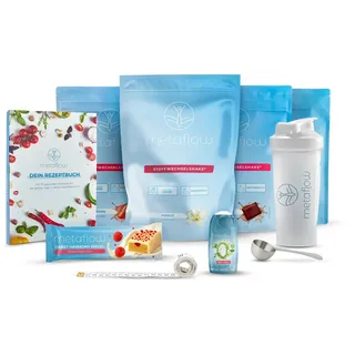 MetaFlow – Stoffwechsel-Shake Starter-Set + Gratis Shaker Pulver 1 kg