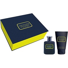 Trussardi Riflesso Blue Vibe, Set Edp und Badeschaum - 150 ml