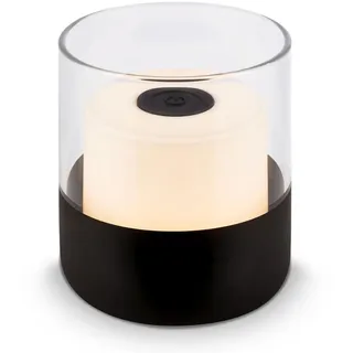 Briloner Mini LED Tischlampe Schwarz 2 St.