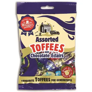 Walkers Nonsuch Assorted Toffees & Chocolate Eclairs , 150 G (1Er Pack)