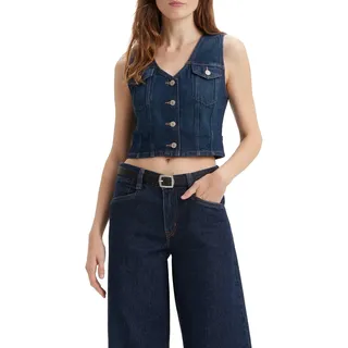 Bella Denim Corset Dark Side Scrape