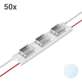 LED Kanten Modul 2,4W 24V 6500K 85°x15° IP67 (50 Stück VPE)