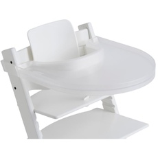Playtray Tripp Trapp Tisch - Geeignet für alle versionen des Stokke Stuhl, Einfach zu montieren, 100% BPA-frei - Transparent
