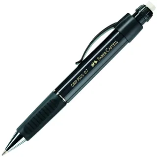 Faber-Castell Druckbleistift GRIP PLUS Minenstärke: 0,7 mm, Schaftfarbe: schwarz metallic