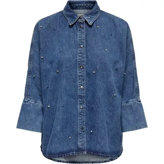 Only Shirt Blau M