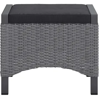 Ambia Garden Hocker PORTLAND SMOKE ALU