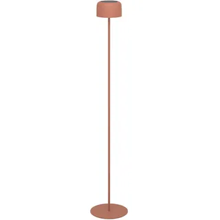 EGLO Solar Stehlampe Stahl dimmbar 3 Stufen IP44 Rot