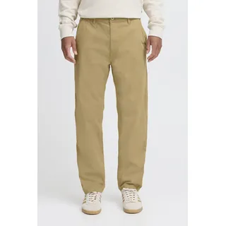 Chinohose BLEND "BHNATAN WIDE LEG CHINO", Herren, Gr. 36, Länge 34, bunt (sand braun), Web, Obermaterial: 98% Baumwolle, 2% Elasthan, unifarben, relaxed fit knöchellang, Hosen Chinohose, mit Baumwollmischung, Relaxed Fit, knöchellang