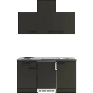 OPTIFIT Madrid420 Miniküche 150 cm Anthrazit