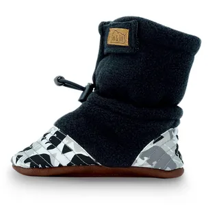 Jan & Jul Gemütliche Baby Winterschuhe auf Fleece (Bär, 3-12 Monate)