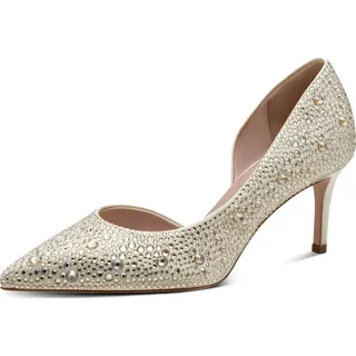 TAMARIS Damen Pumps mit Stilettoabsatz, grau, 37 EU