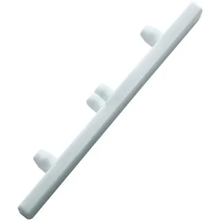 GARDINIA Gardinenstangen-Endstück »3-läufig« Serie Aluminium-Vorhangschiene 3-läufig, Weiß