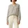 Fließende Viskose-Bluse mit All-Over-Print