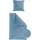 Senci Fischgrätmuster Blau 135 x 200 cm + 80 x 80 cm