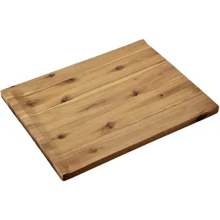 Kesper Schneidebrett , Akaziefarben , Holz , Akazie , 48x3.3x36.5 cm , FSC 100% , schnittfeste Oberfläche , Küchenzubehör, Schneidebretter