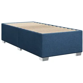 SYFAXTM Bettgestell ohne Matratze Blau 80x200 cm Stoff - Blau